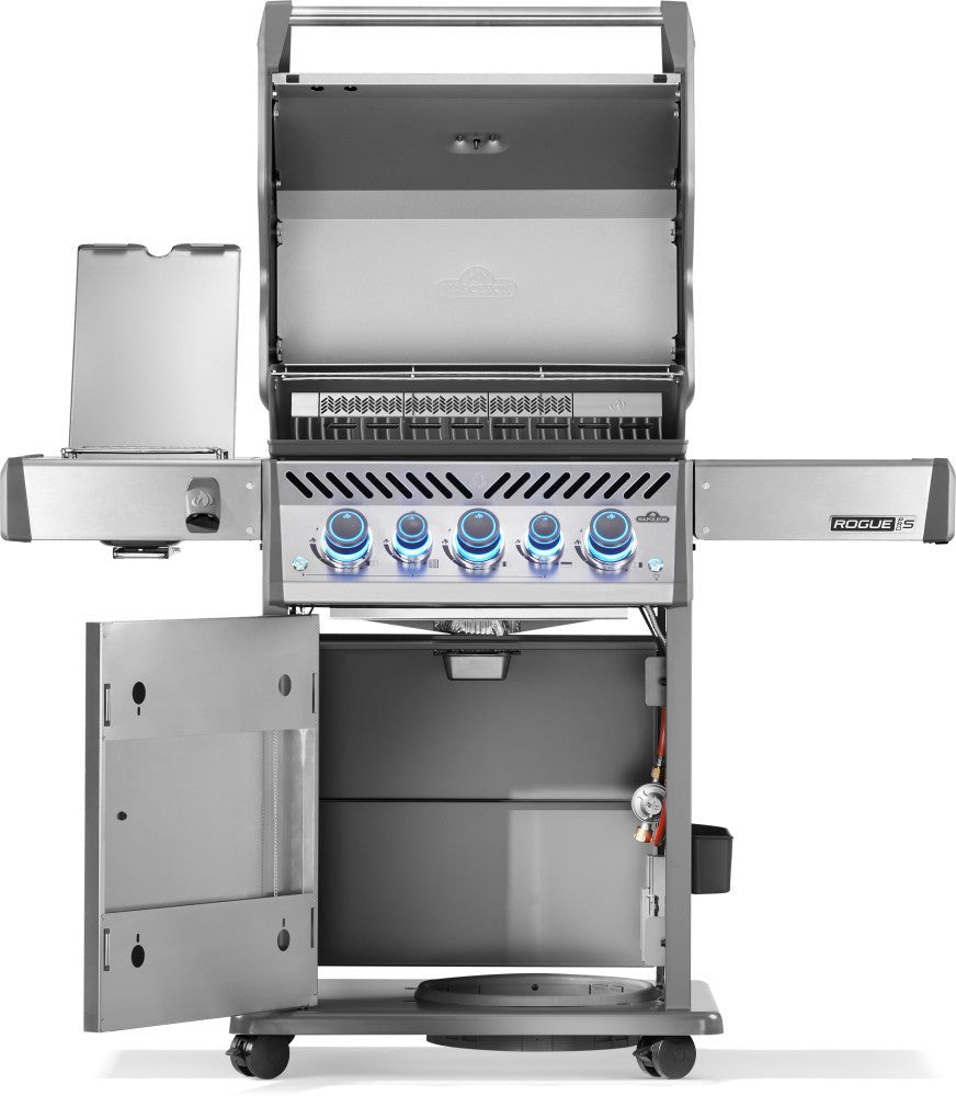 Napoleon Rogue Pro-S 425 Grill and Infrared Side Burner with Cart