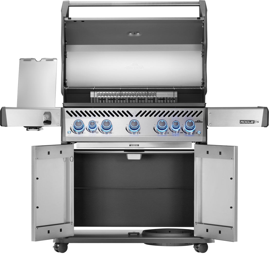 Napoleon Rogue Pro-S 625 Grill and Infrared Side Burner with Cart