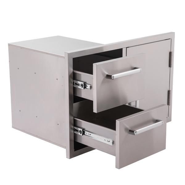 Whistler Burford Double Drawer Single Door Combo