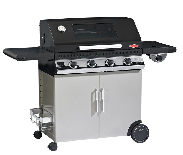Beefeater 1100E 4 Burner Grill and Side Burner with Cart