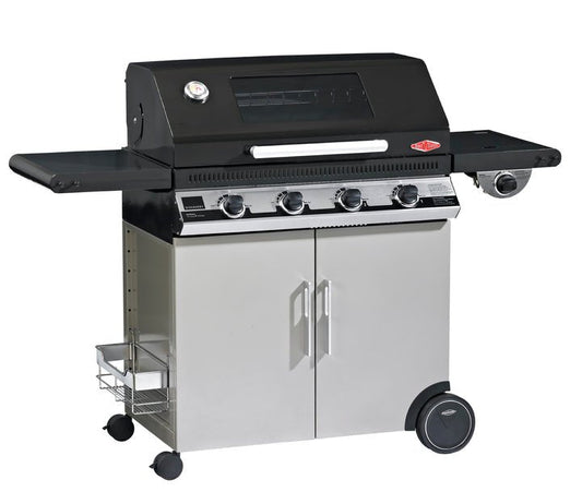Beefeater 1100E 4 Burner Grill and Side Burner with Cart