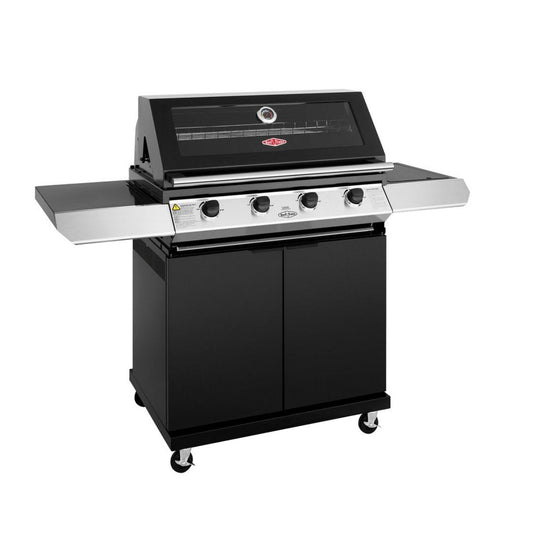 Beefeater 1200E 4 Burner Grill and Side Burner with Cart