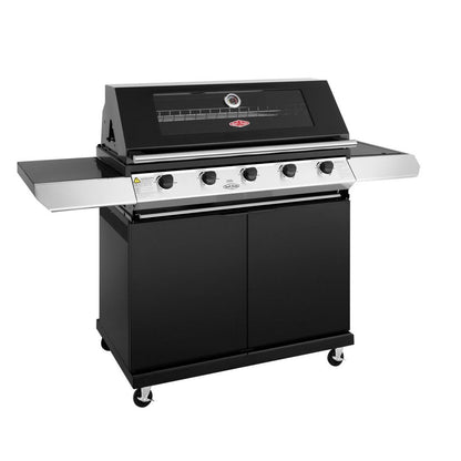 Beefeater 1200E 5 Burner Grill and Side Burner with Cart