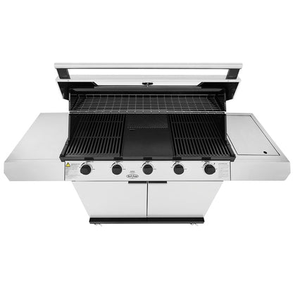 Beefeater 1200S 5 Burner Grill and Side Burner with Cart