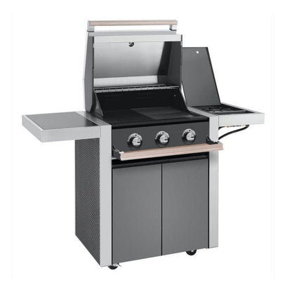Beefeater 1500 3 Burner Grill and Side Burner with Cart