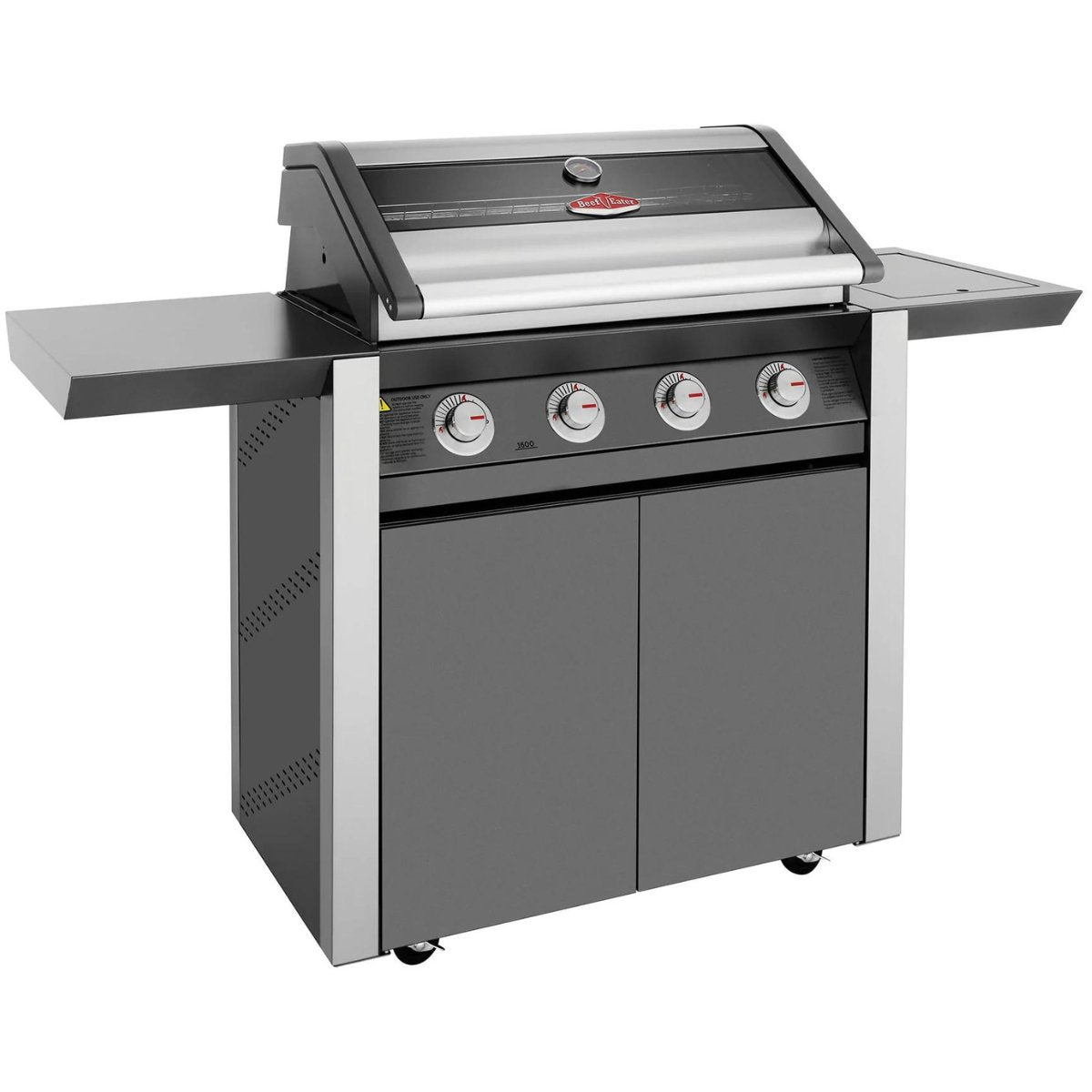 Beefeater 1600E 4 Burner Grill and Side Burner with Cart