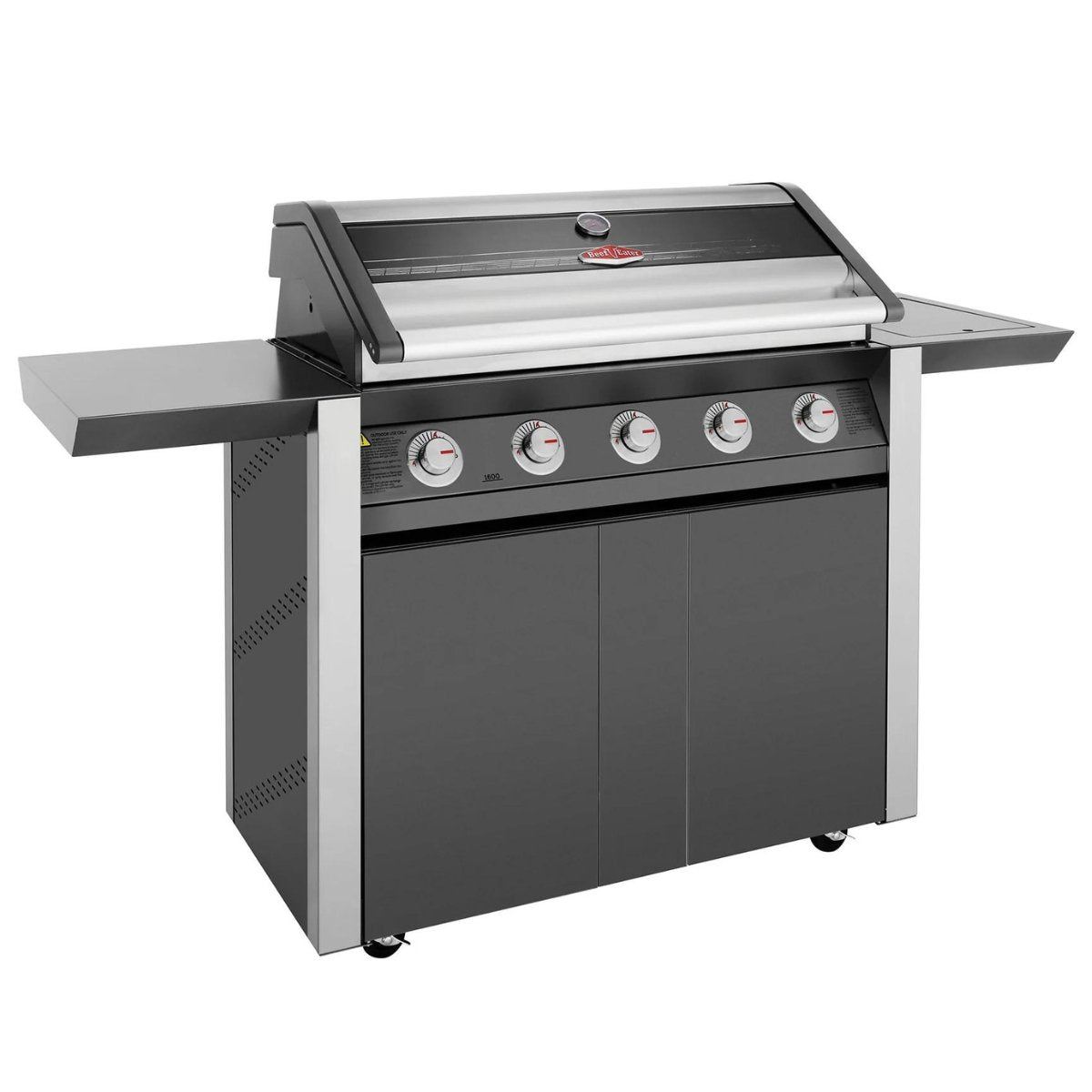 Beefeater 1600E 5 Burner Grill and Side Burner with Cart