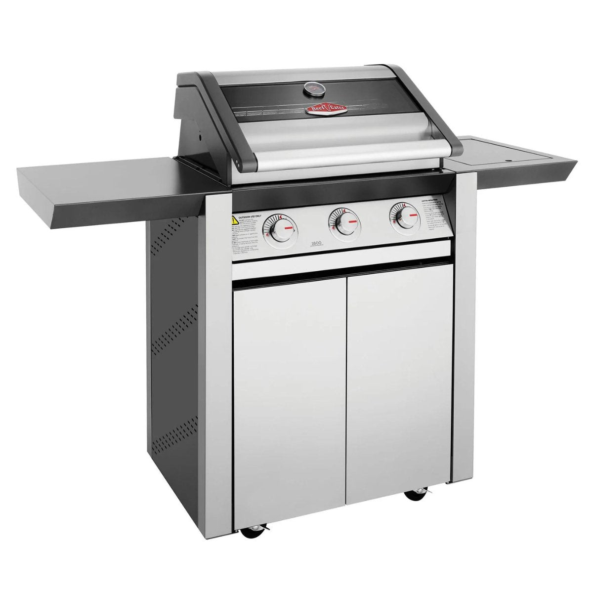 Beefeater 1600S 3 Burner Grill and Side Burner with Cart