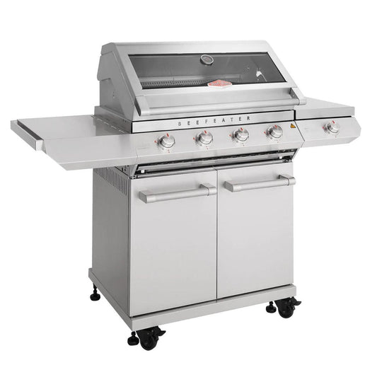 Beefeater 7000 Series Classic 4 Burner BBQ & Side Burner Trolley