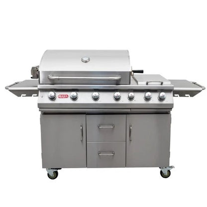 Bull 7 Burner Grill with Cart
