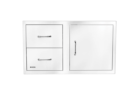 Bull Reveal Door/Drawer Combo 80cm