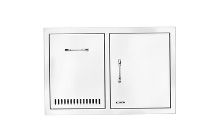Bull Reveal Door/Trash Drawer Combo 80cm