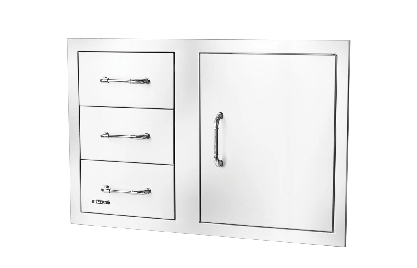 Bull Reveal Door/Triple Drawer Combo 80cm