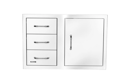 Bull Reveal Door/Triple Drawer Combo 80cm