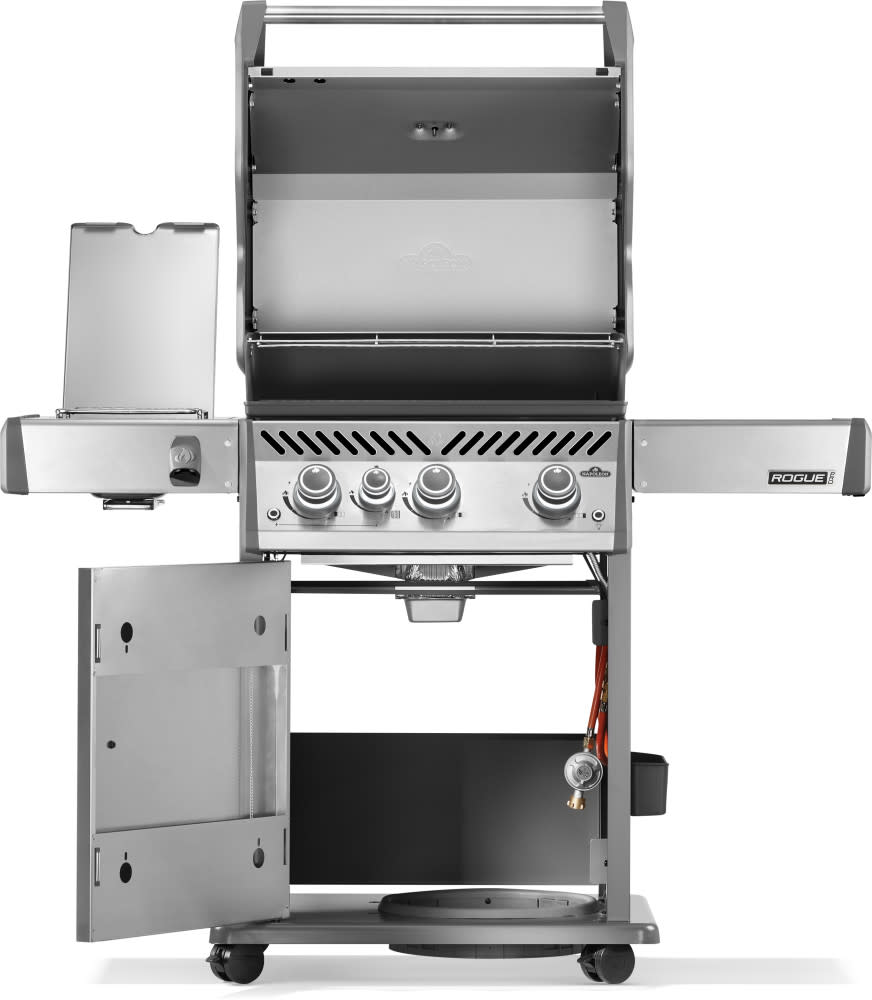 Napoleon Rogue Pro 425 Grill and Infrared Side Burner with Cart