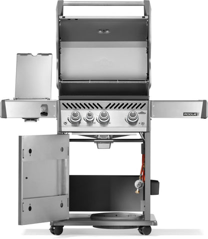 Napoleon Rogue Pro 425 Grill and Infrared Side Burner with Cart