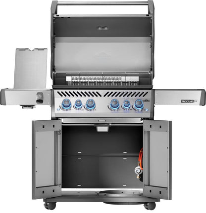 Napoleon Rogue Pro-S 525 Grill and Infrared Side Burner with Cart
