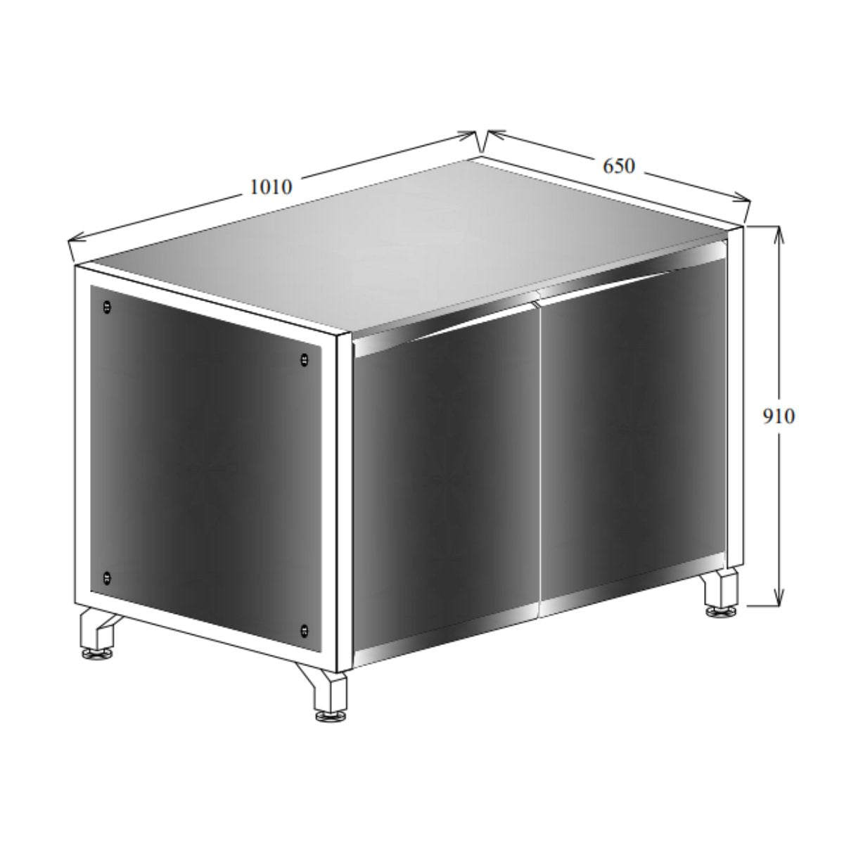 Oliveti Double Door Cupboard (1010)