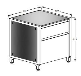 Oliveti Drawerline unit 700 or 1010