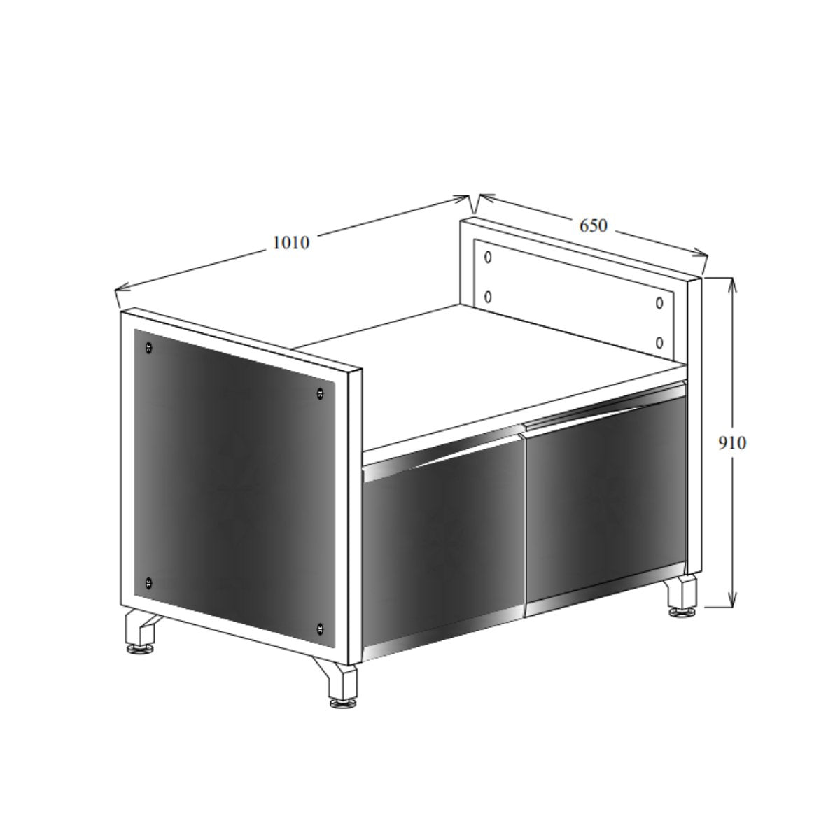 Oliveti Grill Station/Cupboard