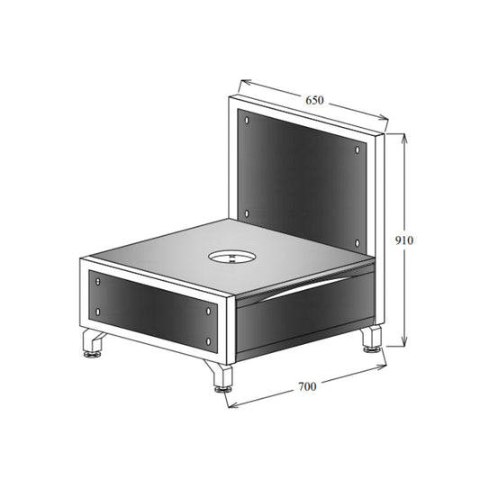 Oliveti Kamado Joe Stand & Drawer