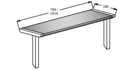 Oliveti Poseur Shelf 700 or 1010