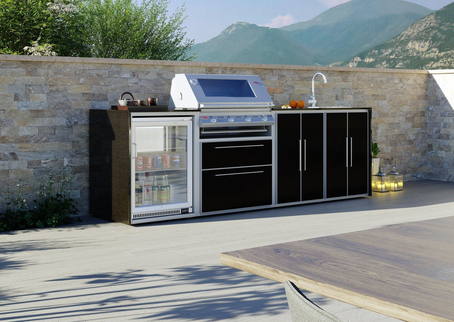 Profresco Beefeater Signature 4 Quatro Outdoor Kitchen (Package 2)