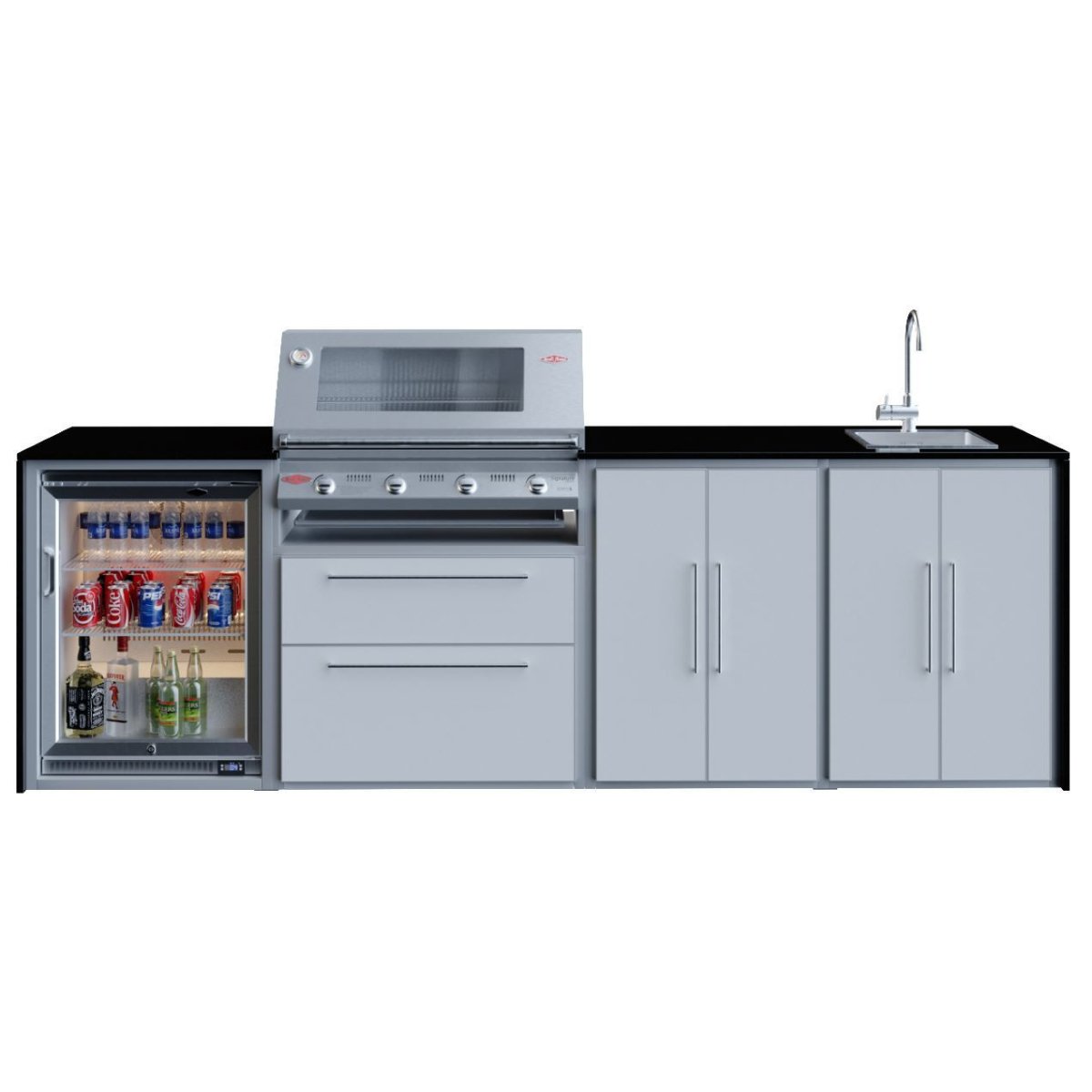 Profresco Beefeater Signature 4 Quatro Outdoor Kitchen (Package 2)