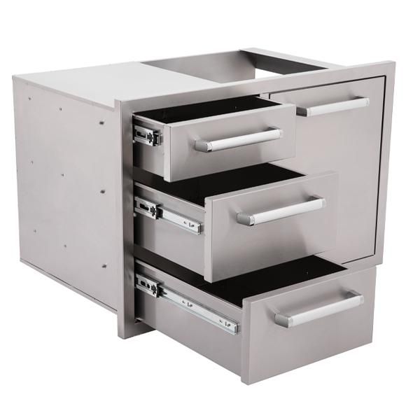 Whistler Burford Triple Drawer Bin Drawer Combo