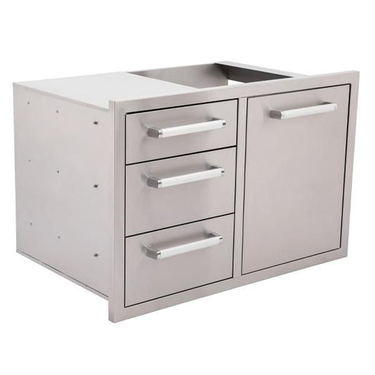 Whistler Burford Triple Drawer Bin Drawer Combo