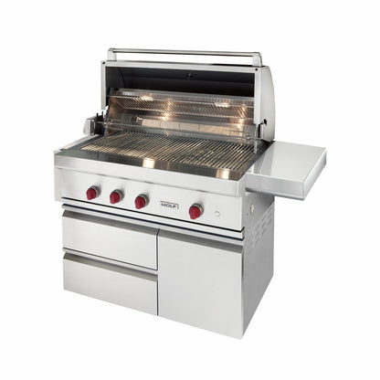 Wolf Gas Grill 107cm with Cart