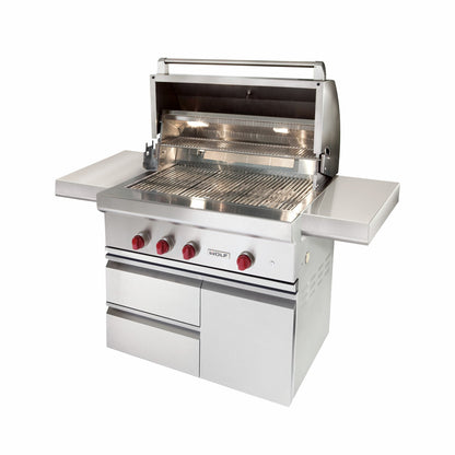 Wolf Gas Grill 91cm with Cart